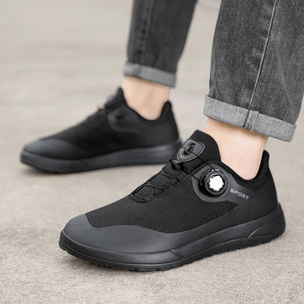 Sneakers Men Shoes Wide Barefoot Shoes for Men Light Minimalist Casual Shoes Breathable Black Walking Athletic Gym Shoes Black