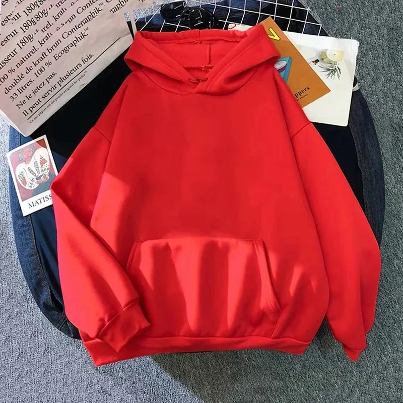 Simplified Korean Hoodies Hot Sales Casual Womens Sweatshirts Daily Versatile Pullover Tops Quality Autumn Winter Woman Clothing