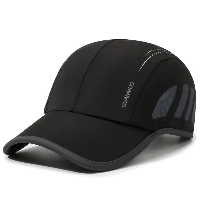 New Summer Lightweight Quick-Dry Breathable Sun Hat, Unisex Outdoor Fishing Baseball Cap for Travel & Casual Wear