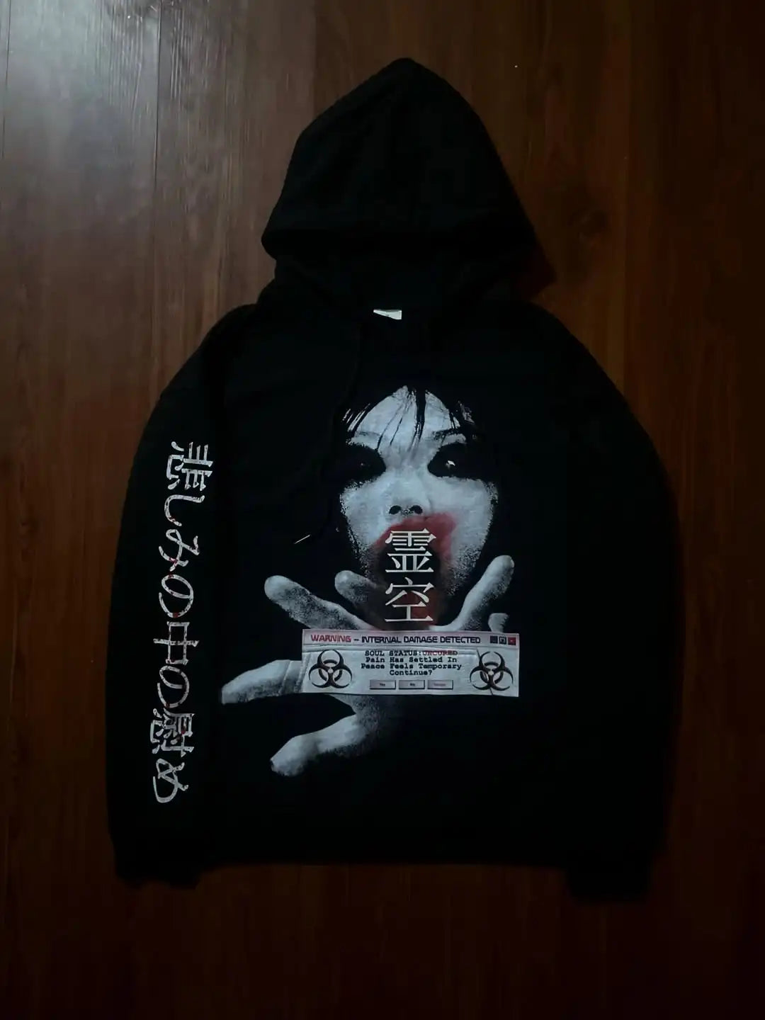 Drolandmiller Death Forest Hoodies Women Goth Streetwear Tops Grunge Punk Harajuku Sweatshirt Oversized Hoodie Y2k Clothes