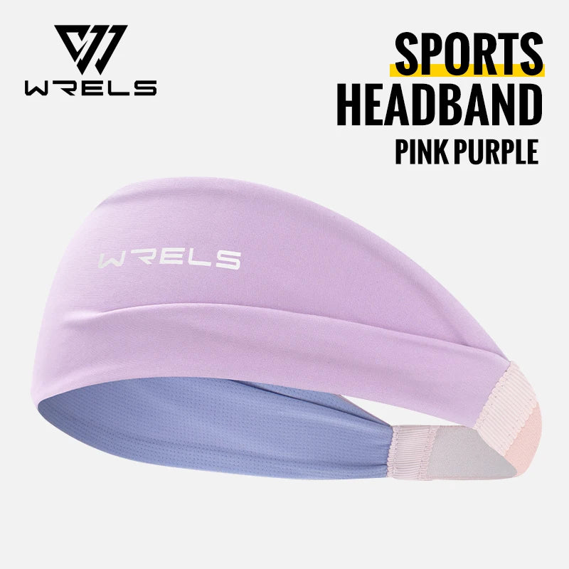 WRELS Outdoor Sports Headband Fitness Hair Bands Man Woman Hair Wrap Brace Elastic Cycling Yoga Running Exercising Sweatband