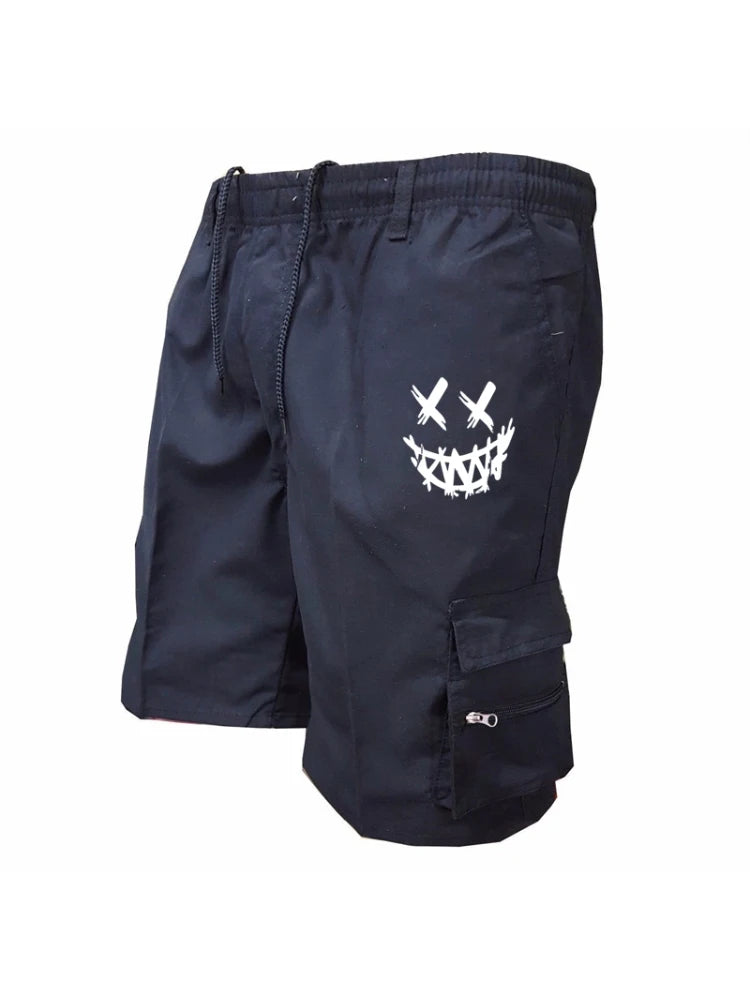 American Flag Printed Cargo Shorts Independence Day Eagle Shorts Summer Cargo Work Camping Multi-pocket Short Pants Streetwear