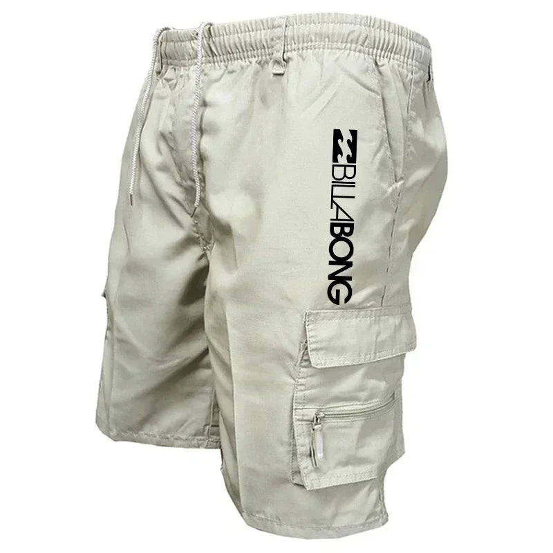 2026 Summer New Shorts Fashion Multi Pocket Running Shorts Sports Basketball Coach Shorts Men's Work Clothes Casual Work Shorts