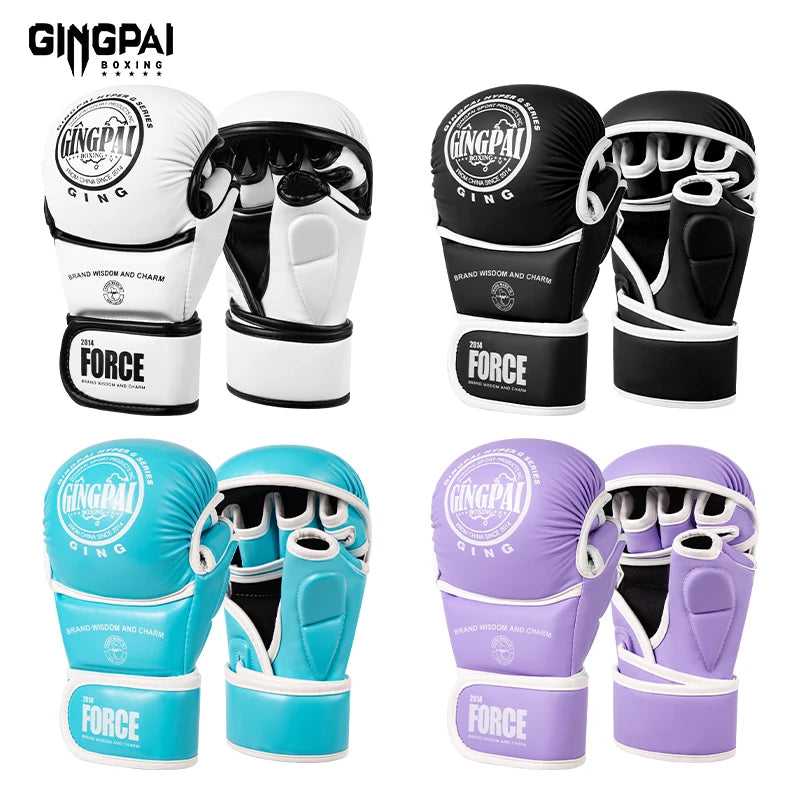 MMA Gloves Open Palm Sparring & Grappling Mitts,Martial Arts for Men & Women,Combat Sports,MMA, Boxing, Muay Thai, Kickboxing