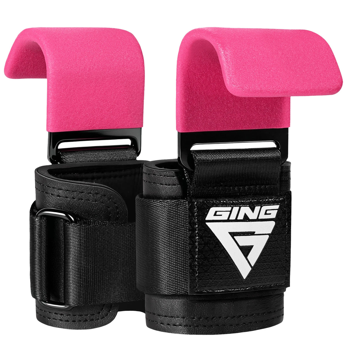 Weight Lifting Hook Grips with Wrist Wraps Gym Hand-Bar Wrist Strap Fitness Hook Weight Strap Pull-Ups Power Lifting Gloves