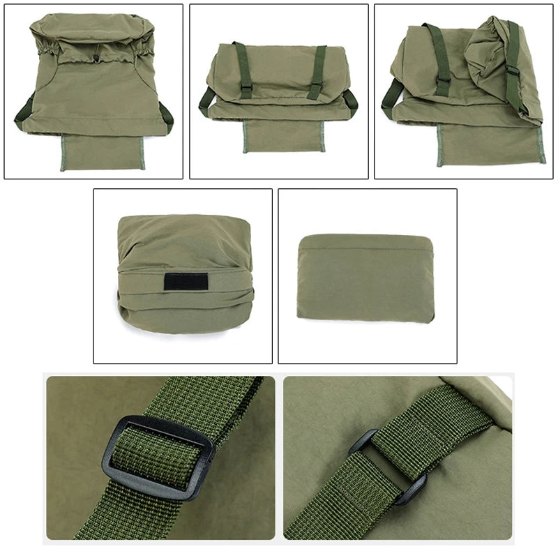 Backpack Unisex Schoolbag Outdoor Trend Lightweight Large Capacity Waterproof Drawstring Sports Bag Polyester Home Storage Bags