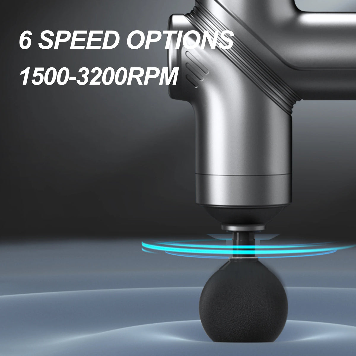 New Percussion Massage Gun 6-Speed Adjustable, Multifunctional Handheld Deep Tissue Massager for Home, Gym, and Fitness Recovery.