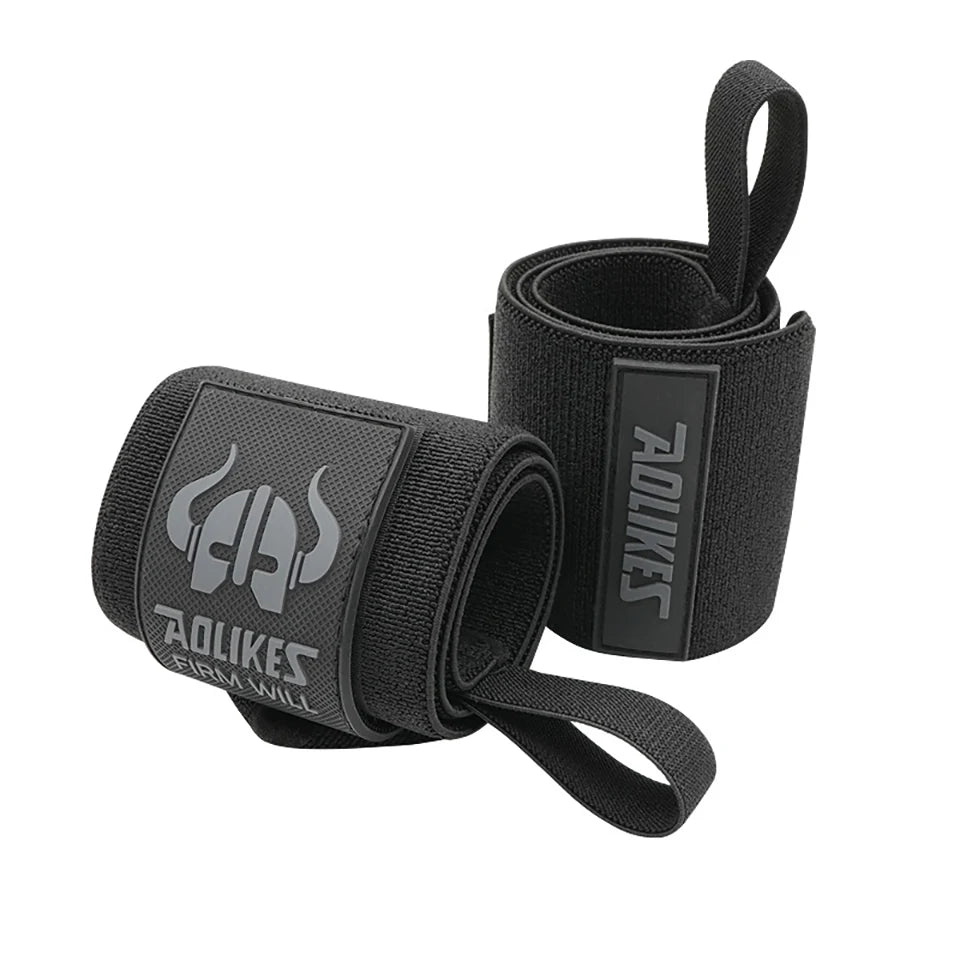 AOLIKES 1 Pair Wrist Support Fitness Wristbands For Protect Wrist During GYM Workouts Ideal for Intense Bench Press Deadlift