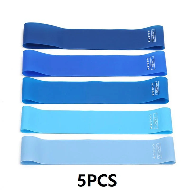 5PCS Fitness Resistance Rubber Bands Elastic Pull-up Bands for Training Pulling Up Exercise Leagues LLD04