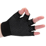 Half-Finger Workout Gloves Non Slip Fingerless Yoga Gloves Fingerless Pilates Glove Weight Lifting Glove for Women for Cycling