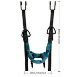 Cervical Neck Traction Device Portable Adjustable Stable Tool Soft Cervical Traction Belt for Adults Home Office Travel Daily