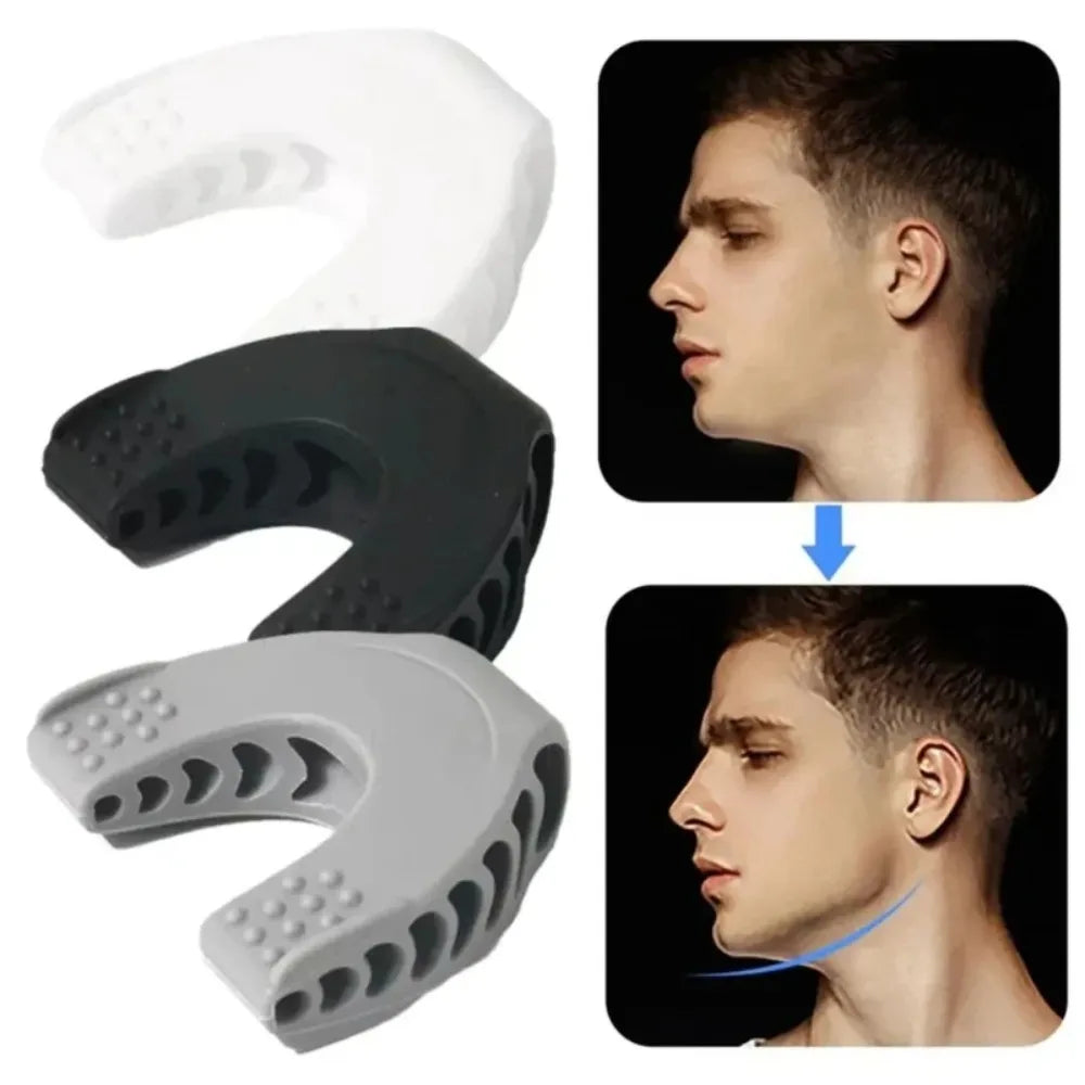 U Shape Facial Jaw Exerciser And Neck Toning Jawline For Men Women Face Muscle Trainin Resistance Double Chin Silicone Exercise
