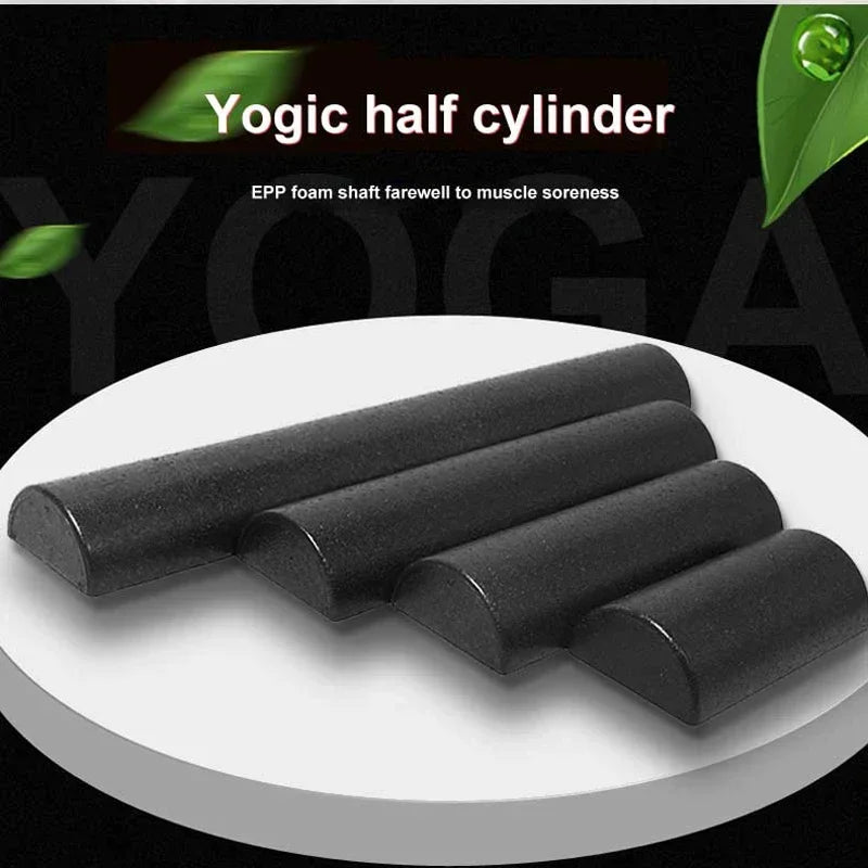 New Half Round Epp Foam Roller Foam Roll Yoga Pilates Fitness Gym Fitness Exercise Yoga Blocks with Massage Floating Point