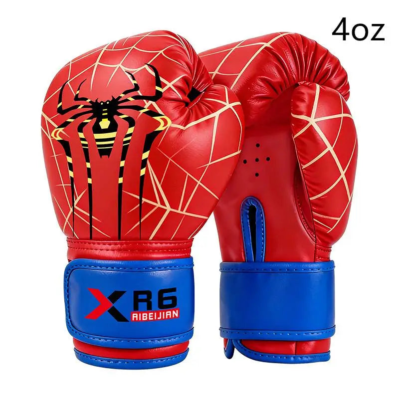 4/6 Oz PU Breathable Children's Adult Professional Sanda Muay Thai Taekwondo Neutral Breathable Boxing Gloves