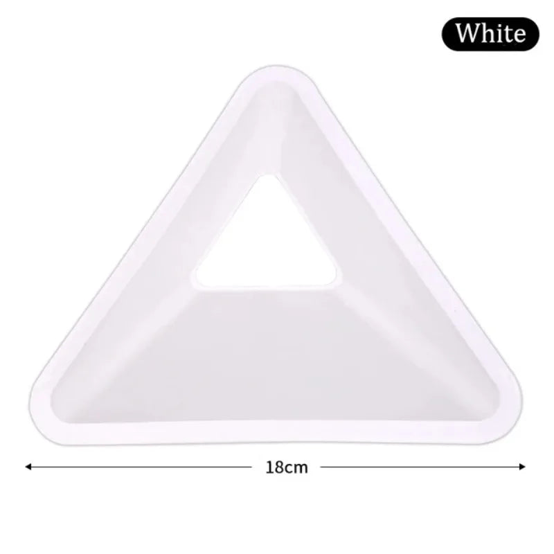 10Pcs Random Color Soccer Training Cones Triangle Football Agility Discs Practice Field Marking Portable Equipment for Kid Adult