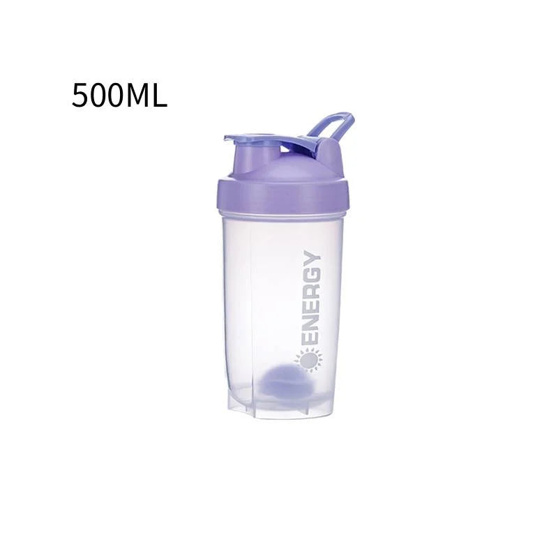 ♥500ML Energy Shaker Cup Outdoor Travel Portable Juice Cup With Powder Case Coffee Mugs Leak Proof DrinkBottle