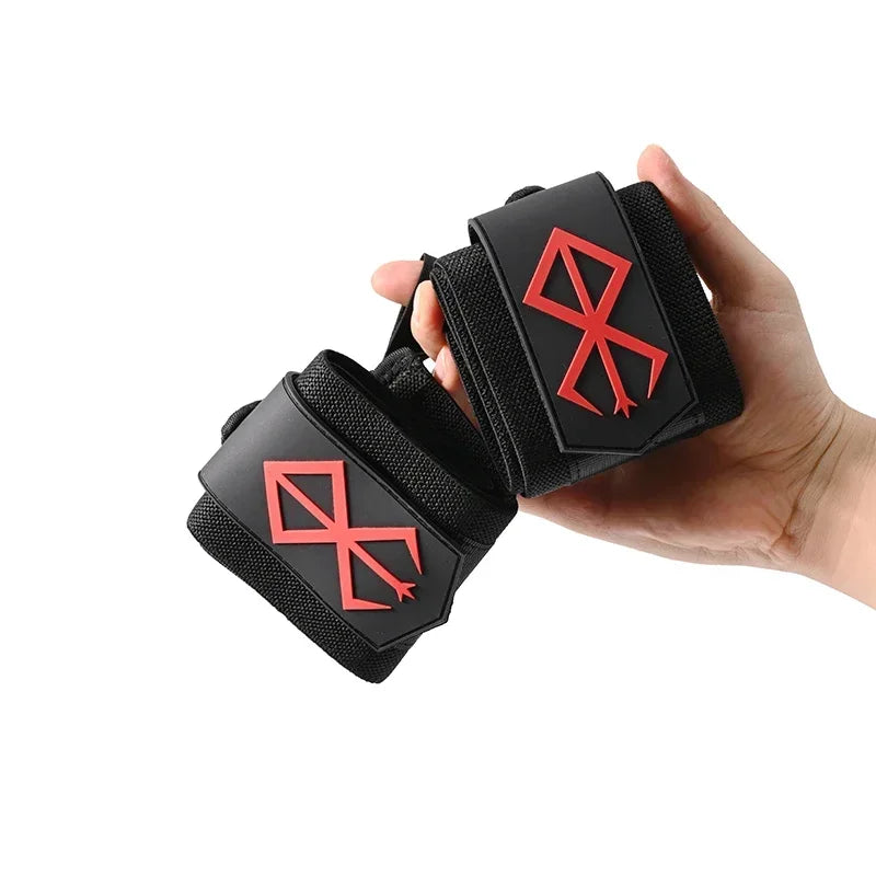 Gym Anime Sports Weight Lifting Wrist Wraps Wristband Support For Gym Heavy Duty Training, Fitness Deadlift, Powerlifting