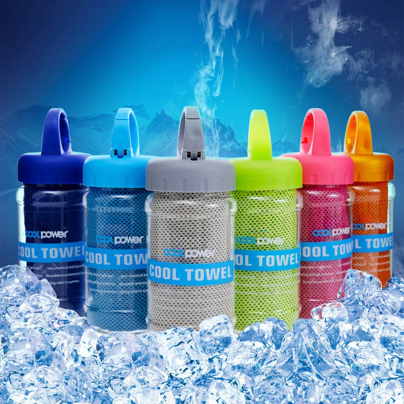Breathable Cooling Towel Ultra Soft Lightweight Microfiber Towels Sunstroke Prevention Quick Drying Ice Wipes Outdoor Sports