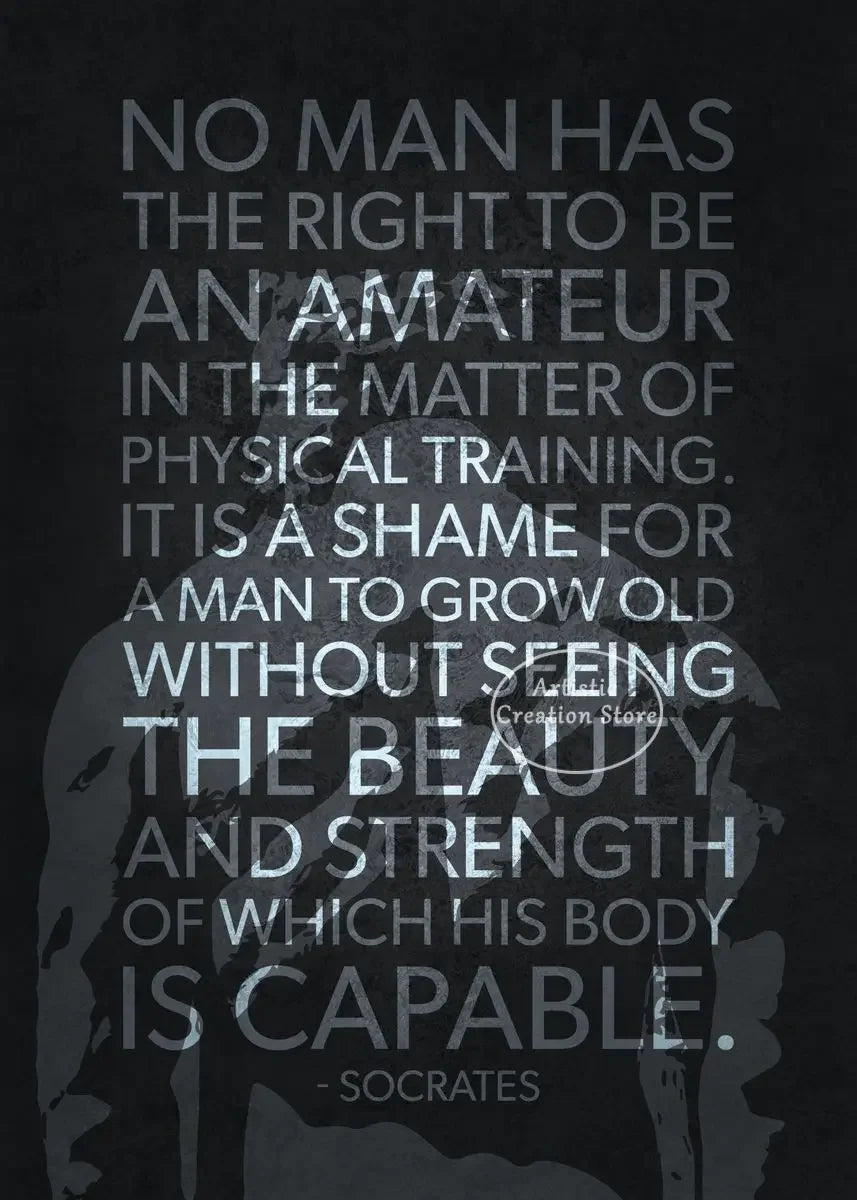 Iconic Gym Inspirational Quotes Poster Lets Go No Excuses Gym Prints Canvas Painting Wall art Picture Gym Room Home Decor Gifts