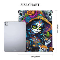 Custom Day of the Dead Retro Style Ideal Gift Halloween Drawstring Backpack Sports Gym Bag for Women Men  Training Sackpack
