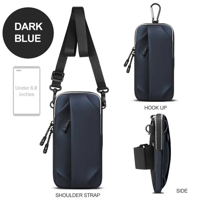 Cell Phone Armband for Running Magnetic Armband Bags for Women Mobile Phone Wrist Stand Bag for Men Running Racing Accessories