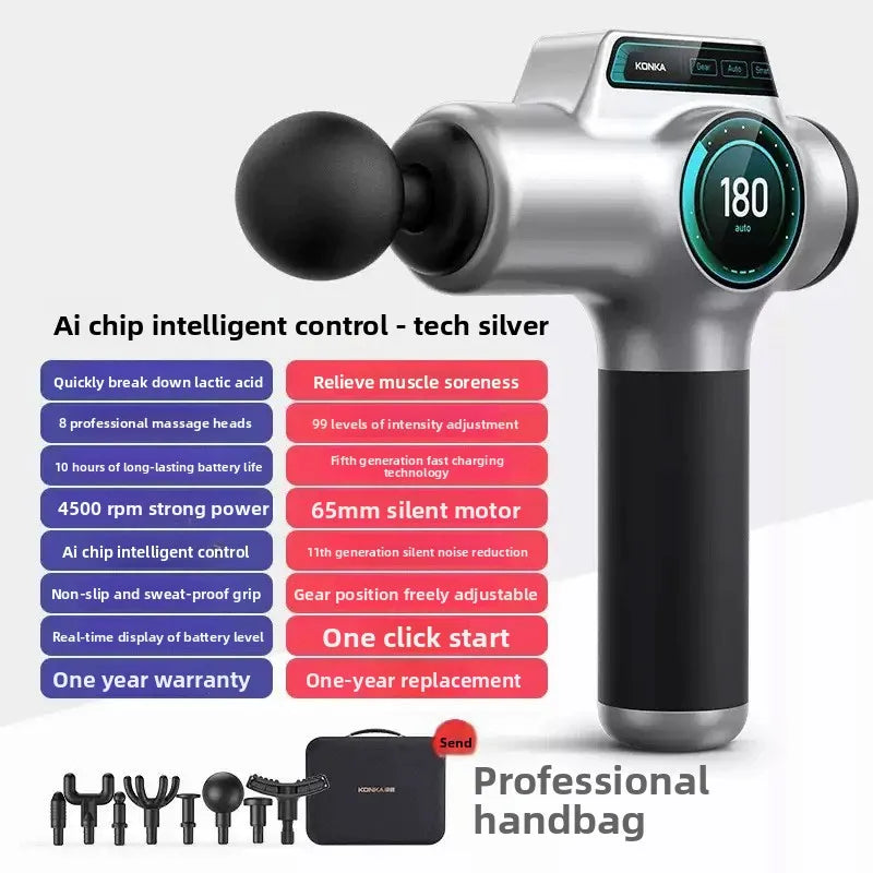 99 Speed Professional Muscle Massage Gun Massager Massager for Neck and Back Massage Instrument Fitness Equipment