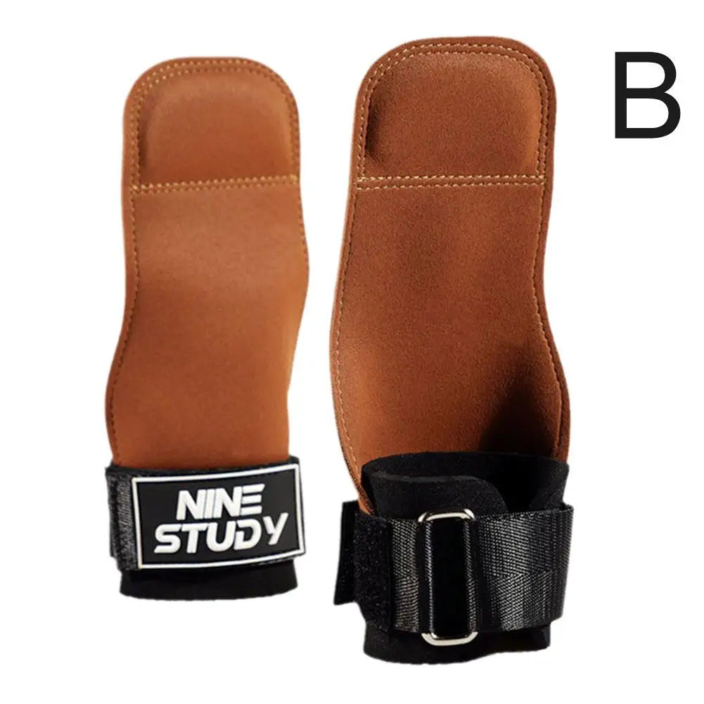 1pair Gym Pull-up Grip Strap Wrist Straps Anti-slip Weight Power Belt Lifting Pads Deadlift Belt Workout Palm Protection