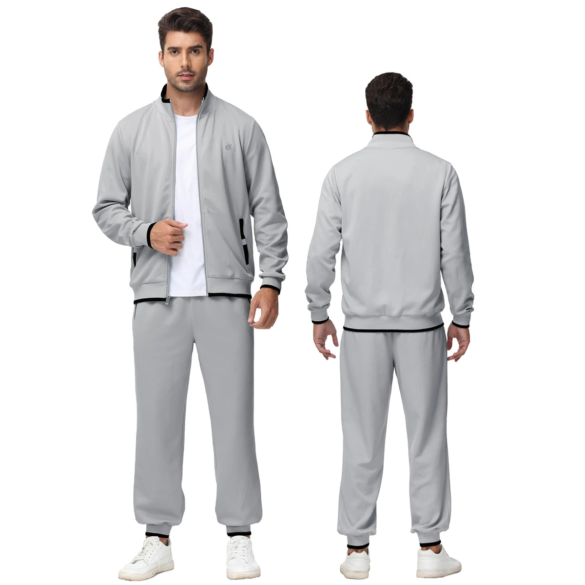 Men's Tracksuits Sweatsuits for Men Sweat Track Suits 2 Piece Casual Athletic Jogging Warm Up Full Zip Sets