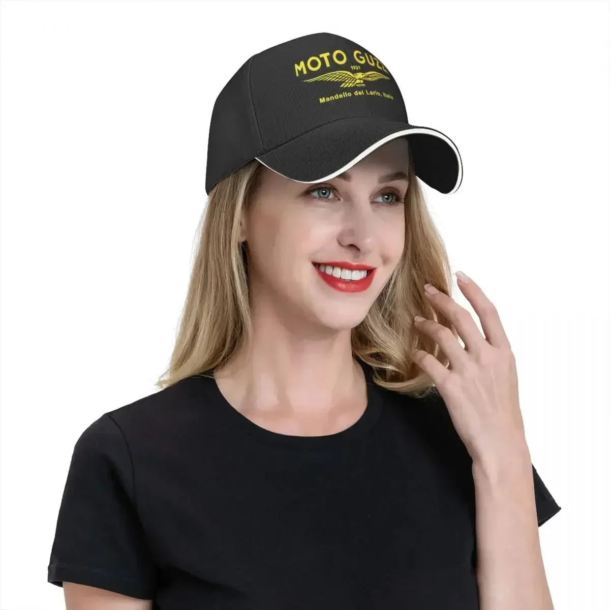 Moto Guzziz Mandello Del Lario.1921 Baseball Cap Retro Sandwich Hat for Men Women Adjustable Caps  Sport