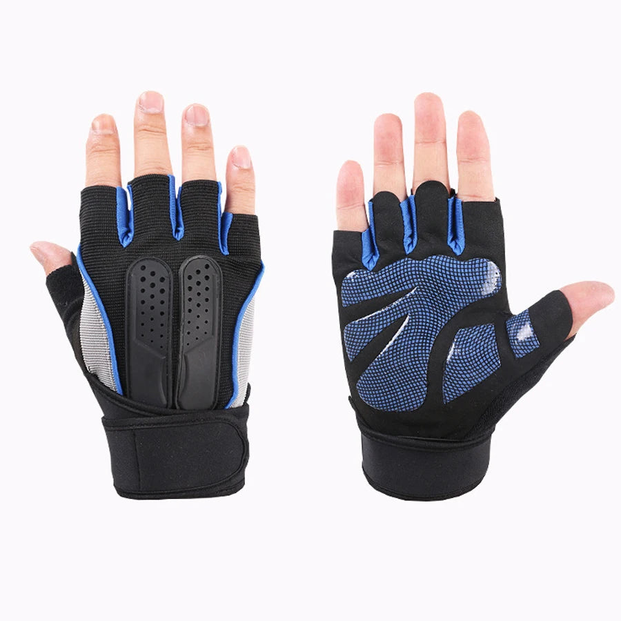 Fitness gloves, men's and women's dumbbell horizontal bar exercise training protection, wear-resistant pull up anti cocoon wrist