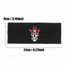 Unisex Punk Girl Skull Out Eyelets Wide Elastic Headband Halloween Rock Steampunk for Sport Women Men Headbands Hair Accessories