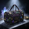 Dark Gothic Black Pentagram Witch Travel Totes Women Men Duffle Bags Outdoor Yoga Gym Storage Bags Halloween Travel Bag