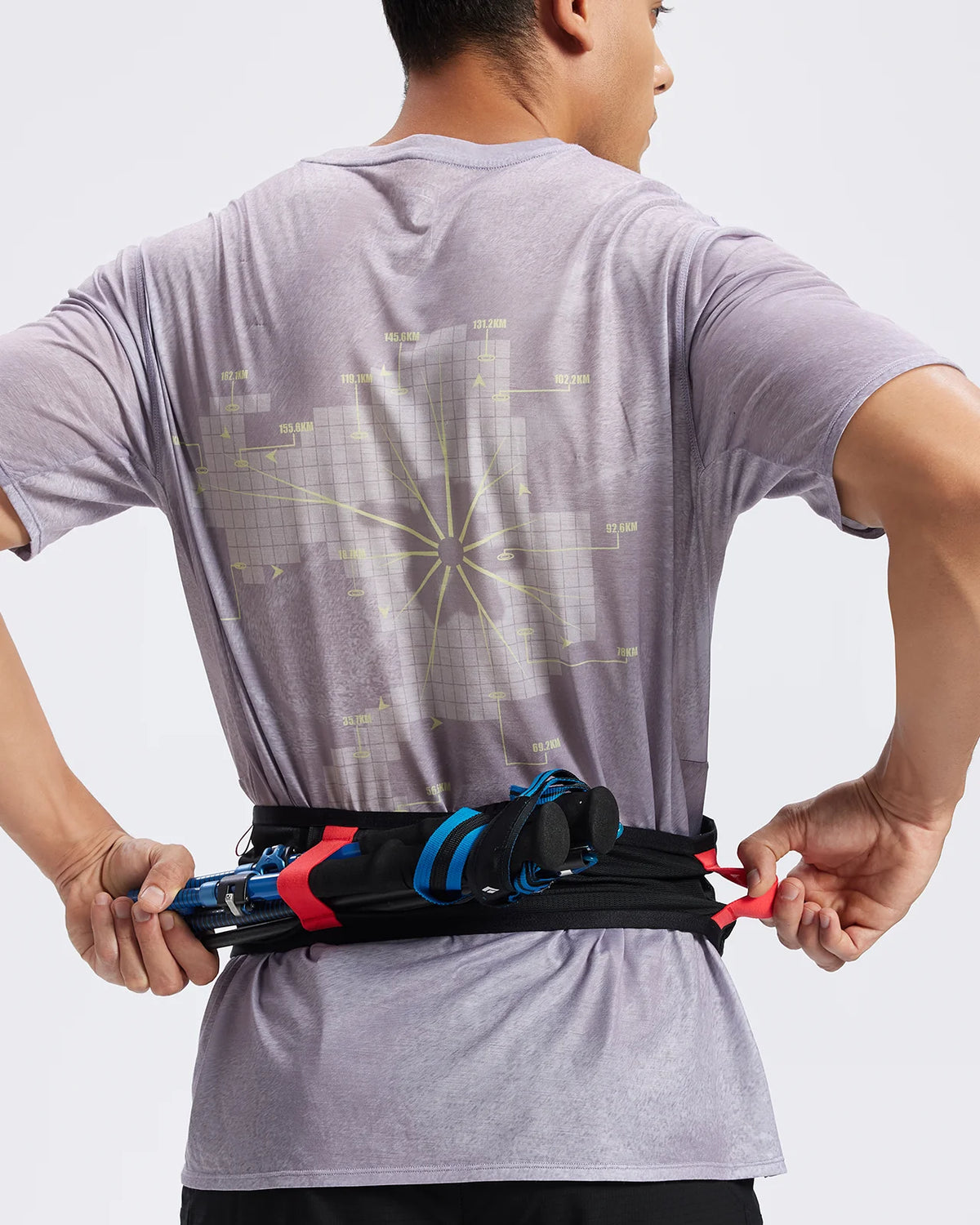 UTOBEST B7 Pro Professional Marathon Running Belt Ultra-Light Race Number Belt Phone Holder Waist Bag Breathable Fanny Pack