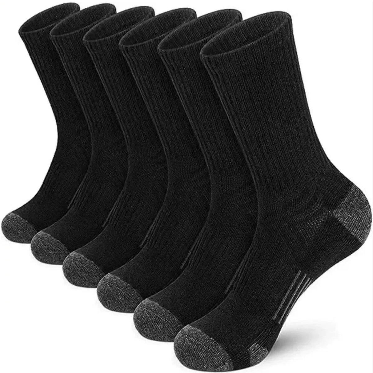 5Pairs Men's Outdoor Gym Socks High Quality Comfortable Soft Ground-Gripping Football Large Size New Style