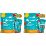 HalmanLabs Rebound 100 Electrolyte Mix Powder Packets Vitamins C B6 B12 Lutein For Hydration Gut Vision Muscle Adult 30 Count
