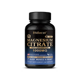 Magnesium Citrate Capsules 1000mg,High Absorption Supplement - Sleep, Muscle & Heart Support,Non-GMO Vegan