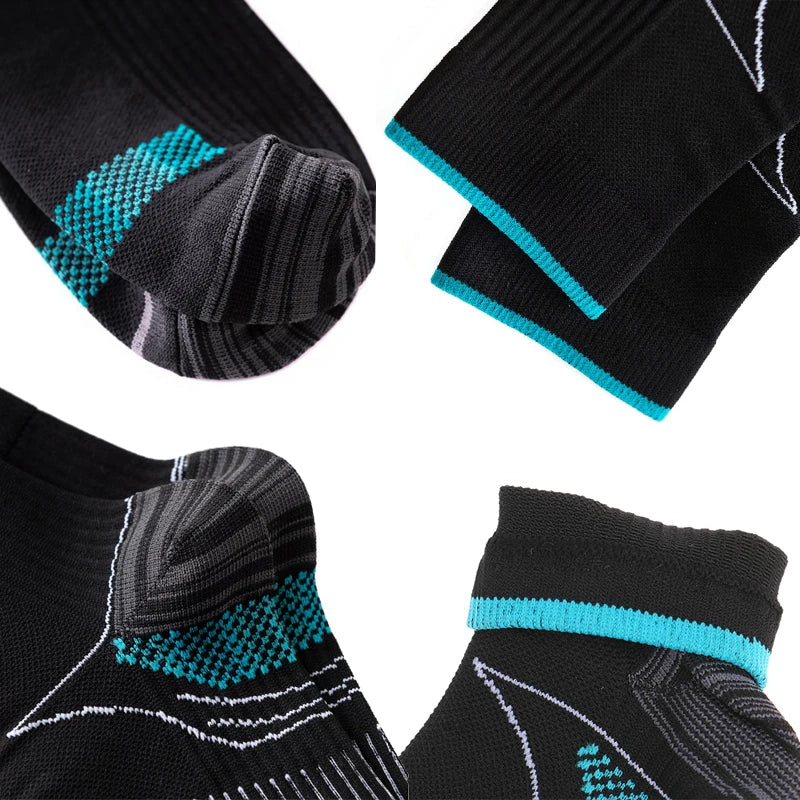 10Pairs Plantar Fasciitis Socks for Men & Women with Arch Support Ankle Compression Socks for Foot Heel Pain Relief