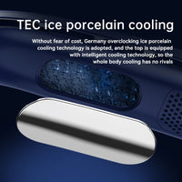 Lenovo Portable Neck Air Conditioner 5 Speed Ultra Hanging Neck Fan Rechargeable Semiconductor Refrigeration Leafless Fan 2026