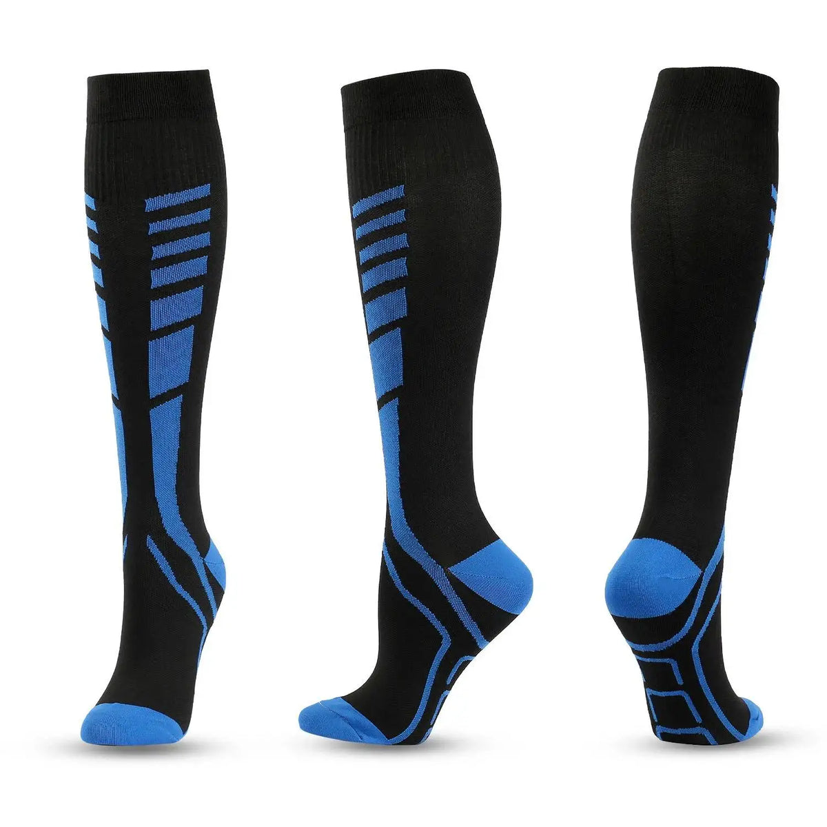 4 Pairs Unisex compress stockings Sports Pressure Socks Multi-color Outdoor Running Compression Socks Marathon Sports Gym Socks