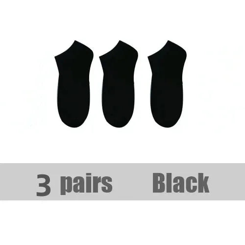3/5 Pairs Women/Men Socks Breathable Sports Socks Solid Color Boat Socks Comfortable Cotton Ankle Socks White Black Grey Socks's