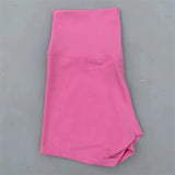 Sexy Solid Color Women Fitness Sport Short High Waist Athletic Yoga Short Leg Cycling Comprehensive Training Jogging Squat Proof