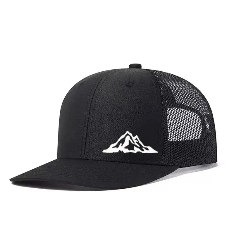 High Quality Neutral hat Casual Printed Baseball Cap Adjustable Trucker Mesh Hat Lightweight Outdoor Sports Sun Dad Cap Mesh Hat