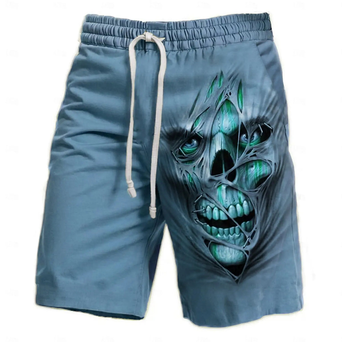 Men's Swim Trunks 3 Camouflage Skull Print Beach Shorts Quick Dry Outdoor Leisure Sports Shorts Swimwear Fashion Men's Shorts