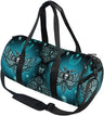 Black Skull Moth Duffel Bags Magic Skulls Sports Gym Bag Travel Luggage Overnight Bags for Men Women Duffel Bags for Traveling