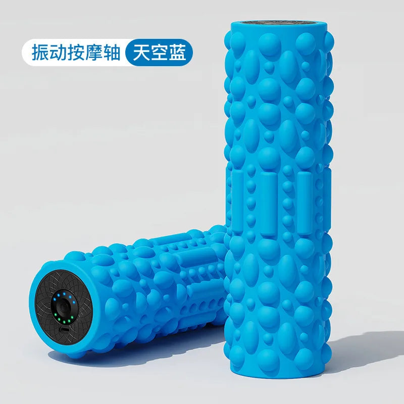 Electric Foam Roller Muscle Relaxer Beautiful Legs Langya Massage Stick Roller Sports Fitness Equipment Vibrating Yoga Column