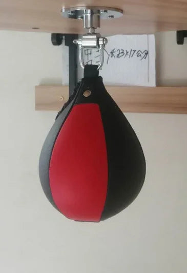 Double End Boxing Reflex Speed Balls, Leather Punching Ball, Pear Boxing Bag, Inflatable, Fitness Training