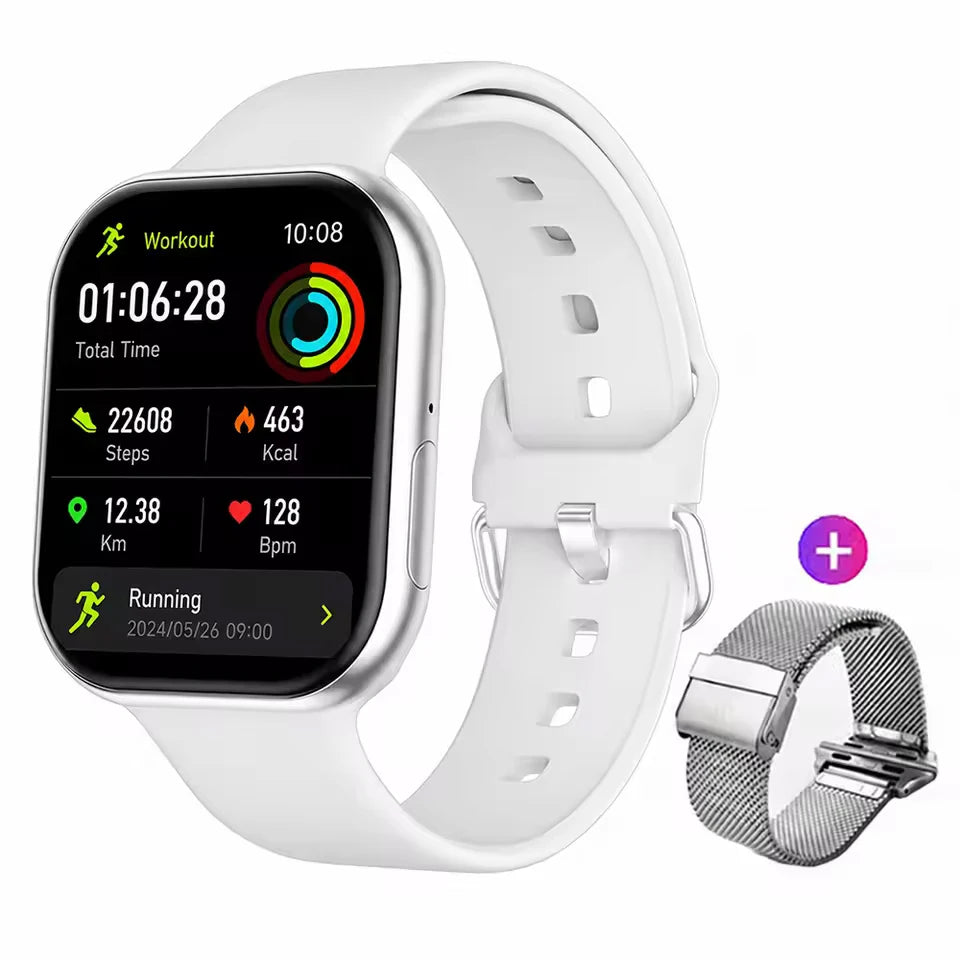 iOS New Watch Series 11 Smartwatch Ultra HD AMOLED Heart Rate GPS IP68 Waterproof Sport Fitness Wireless Call Original Bracelet