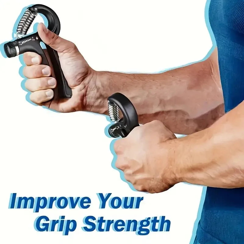 Grip Strength Trainer，Hand Grip Exerciser，Adjustable 11-132 Lbs (5-60kg) for Muscle Building & Injury Recovery, Forearm Exercise