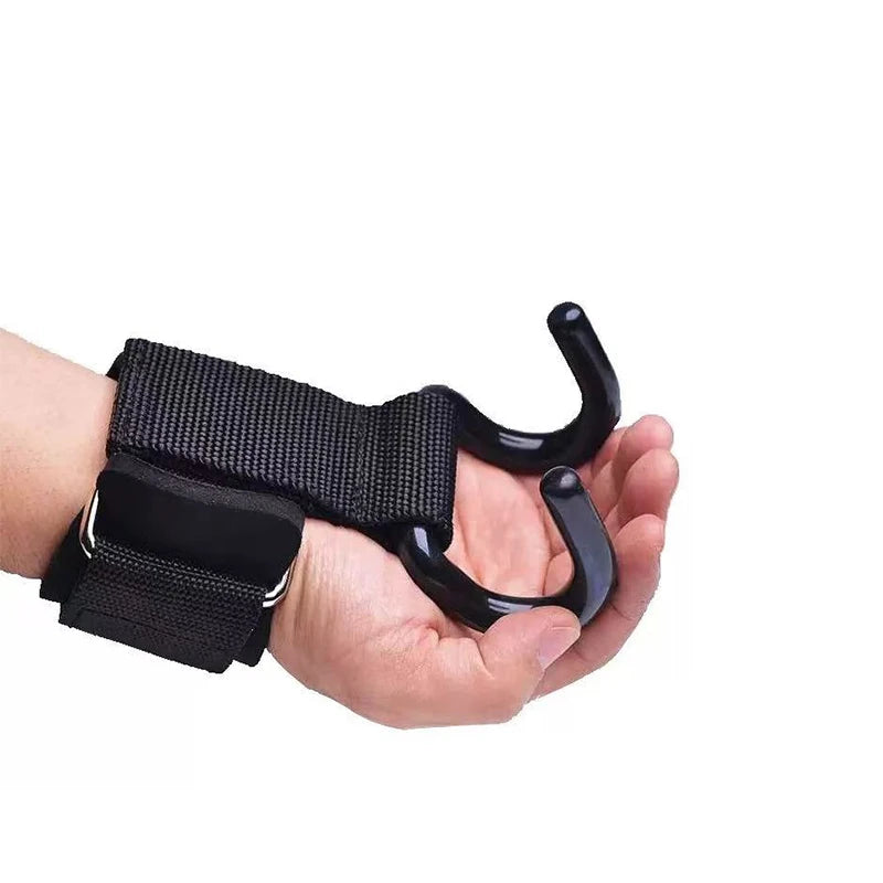 1/2pc Dumbbell Non-Slip Weight Lifting Hookspremium Pair Of Straps Weightlifting Deadlift Chin Pull Up And Fitness Hook Training