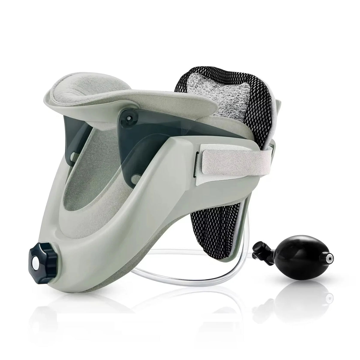 Cervical Traction Device Lightweight and Adjustable Neck Brace Support Stretcher with Built-in Airbag for Pain Relief Relaxation
